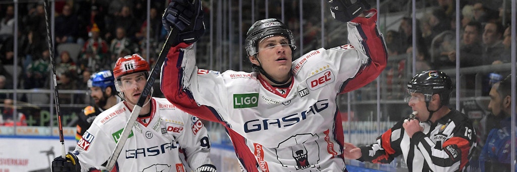 Die Goalgetter: Marcel Noebels und Leo Pföderl.