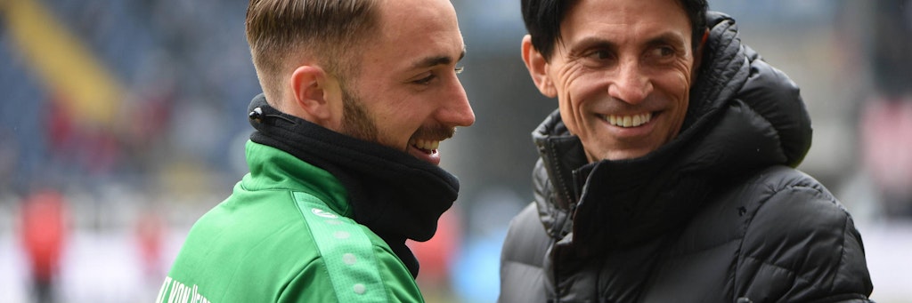 Florian Hübner und Vater Bruno.