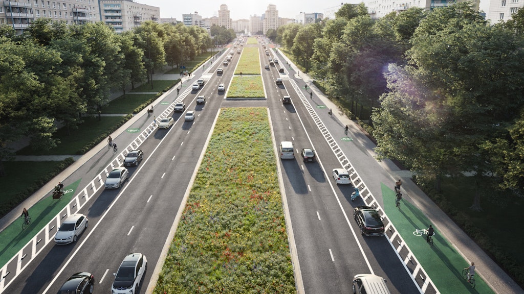 So soll die Karl-Marx-Allee bald aussehen.