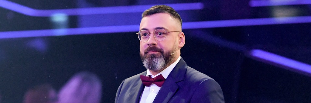 Musiker und Jury-Mitglied Sido beim Finale der Castingshow "The Voice of Germany".