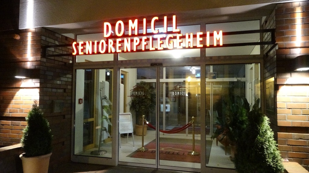 Zutritt verboten! Das Domicil-Seniorenheim in Reinickendorf ist für Besucher geschlossen.