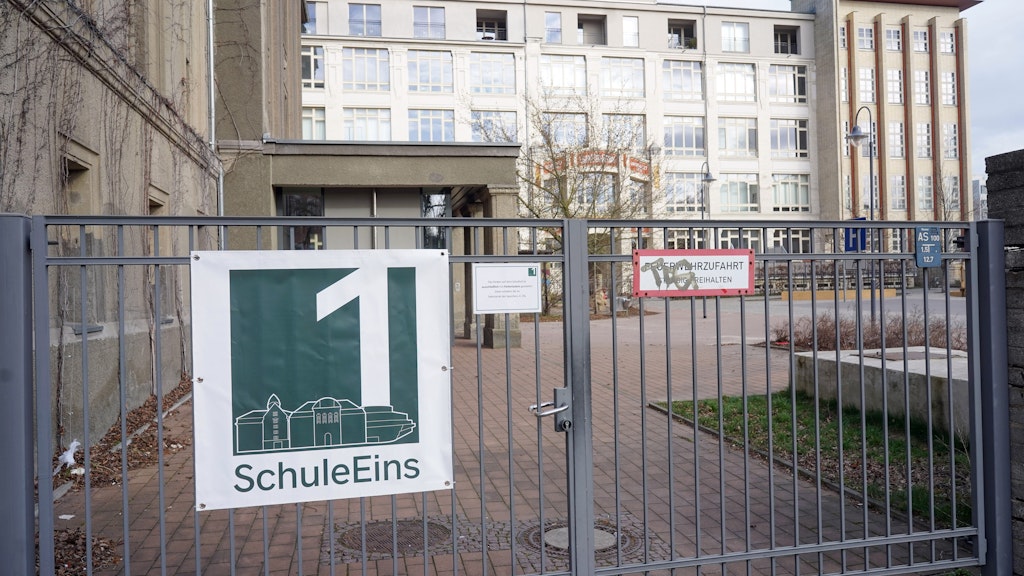 Ab Dienstag sind alle Schulen in Berlin geschlossen. Die Pankower Schule Eins ist bereits seit Tagen dicht.