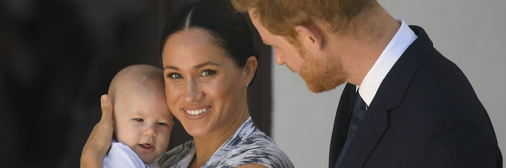 Archie mit seinen Eltern Meghan und Harry im September 2019