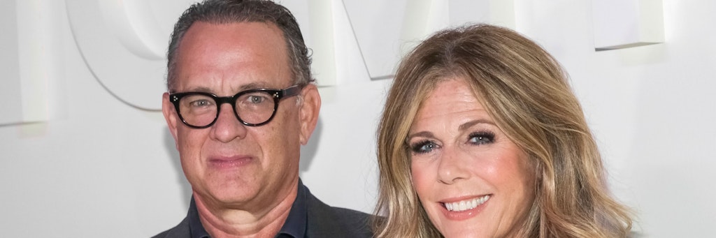 Der US-Schauspieler Tom Hanks und seine Ehefrau Rita Wilson auf einer vergangenen New York Fashion Week. 