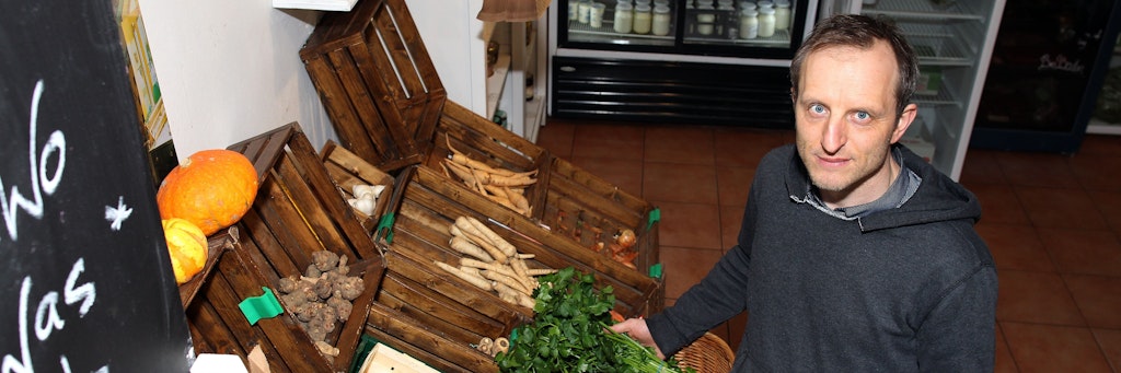 Martin Friederichs versorgt die Berliner mit Lebensmitteln.
