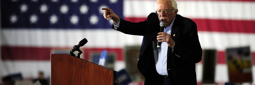 Der linksgerichtete Senator Bernie Sanders.