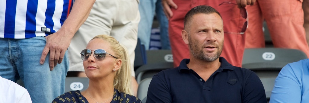 Garten statt Stadion: Pal Dardai und seine Ehefrau Monika.