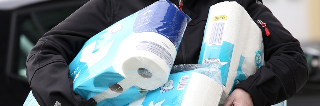 Wenn es um Klopapier geht, setzt bei einigen Mitbürgern der Verstand aus.