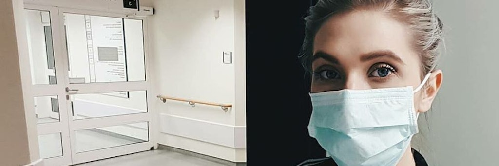 Dieses Foto mit Mundschutz veröffentlichte Böhmer zu ihrem Wut-Post auf Facebook.