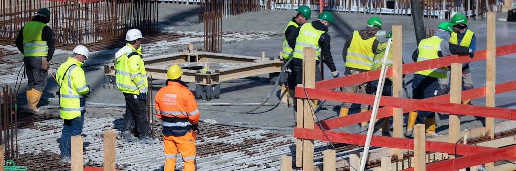 Im Baugewerbe gelten ab Anfang April höhere Lohnuntergrenzen.