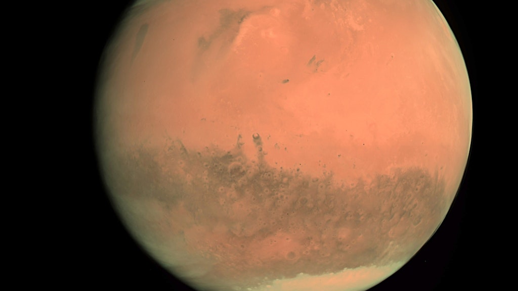 Der rote Planet.