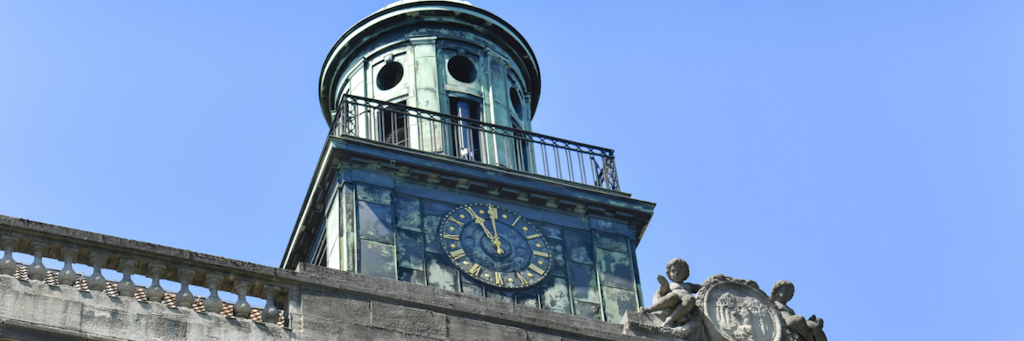 Der Rathausturm von Treptow.