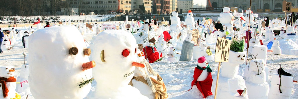Were einen Schneemann bauen möchte, wird wohl bis zum Ende des Jahres warten müssen.