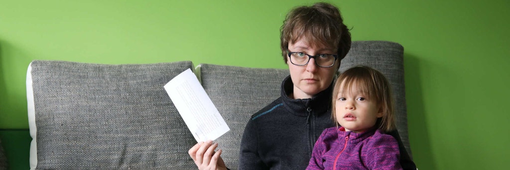 Der Mutter einer zweijährigen Tochter, Melanie G. (40) wurde vor zwei Tagen gekündigt.