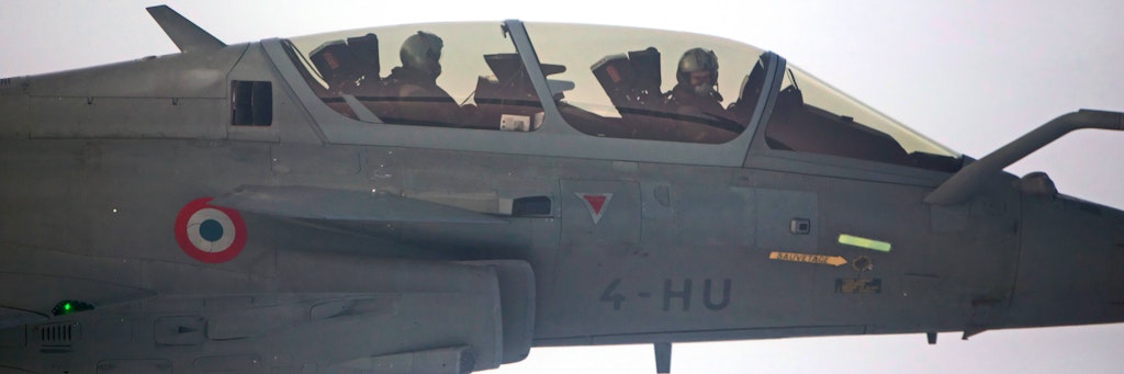 Cockpit einer Dassault Rafale (Symbolbild)