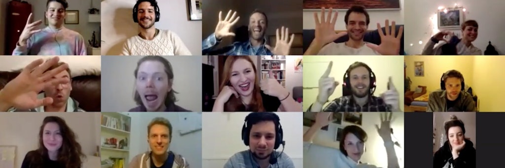 Hat es schon gefunkt? Zumindest viel Spaß schienen die Teilnehmer beim ersten Online-Speed- Dating zu haben.