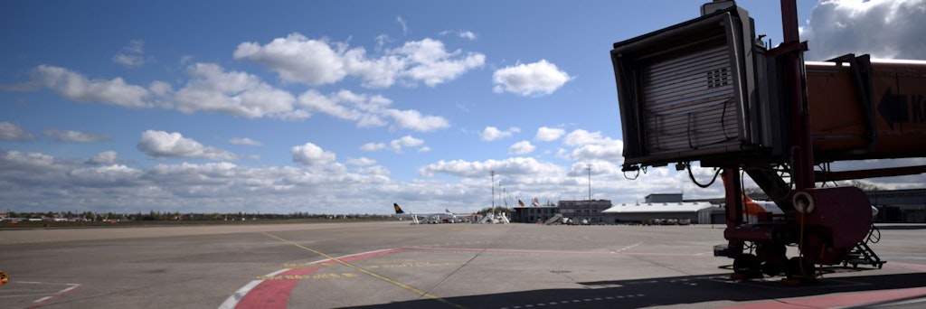 (Fast) Kein Flugzeug wird kommen. Leere in Tegel.
