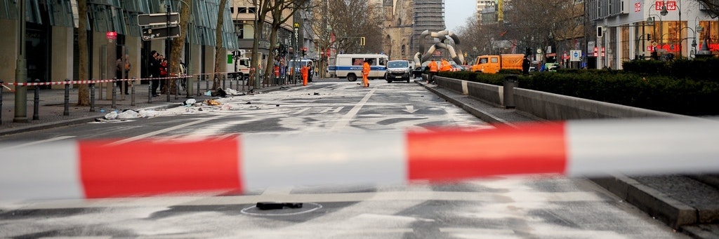 Die Unfallstelle am Morgen des 1. Februar 2016: Michail Warshitsky hatte keine Chance. Er fuhr bei Grün auf die Kreuzung, wo er von einem Audi mit Tempo 170 erfasst wurde. 