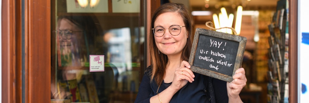 Ellen Teschendorf (46) darf ihre Läden "Schwesterherz" und "Küchenliebe" wieder öffnen