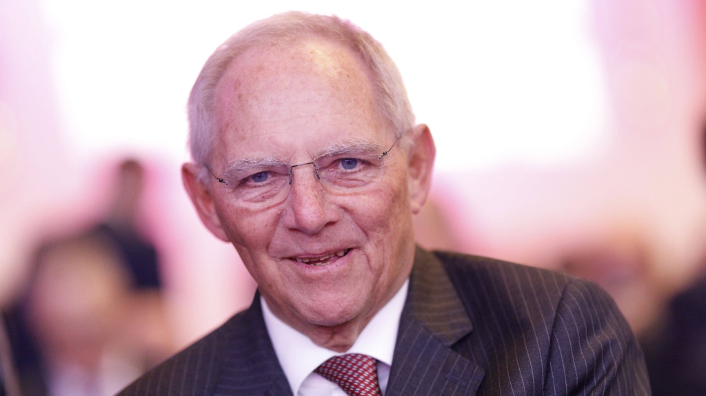 Ex-Finanzminister Wolfgang Schäuble