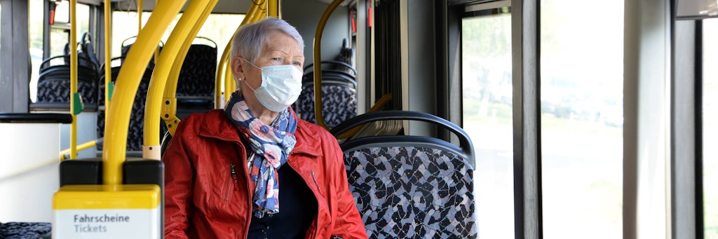 Ab Montag ist in Berlin in den Bussen und Bahnen der BVG und auch der S-Bahn das Tragen von Schutzmasken Pflicht.