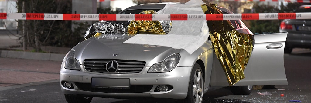Mit dem rassistisch motivierten Terror aus dem Februar (Foto) hatten die Messerangriffe offenbar nichts zu tun.