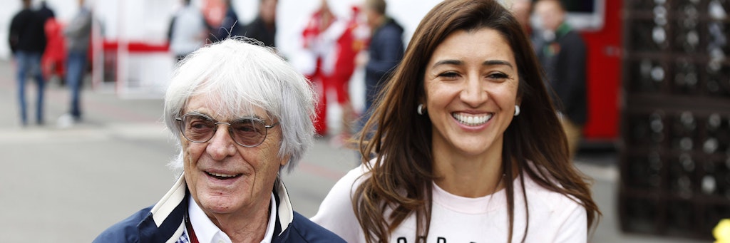 Schon länger ein Paar, nun werden sie Eltern: Bernie Ecclestone und seine 48 Jahre jüngere brasilianische Ehefrau Fabiana,