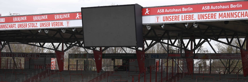Wann an der Alten Försterei wieder der Ball rollt, bleibt ungewiss. 