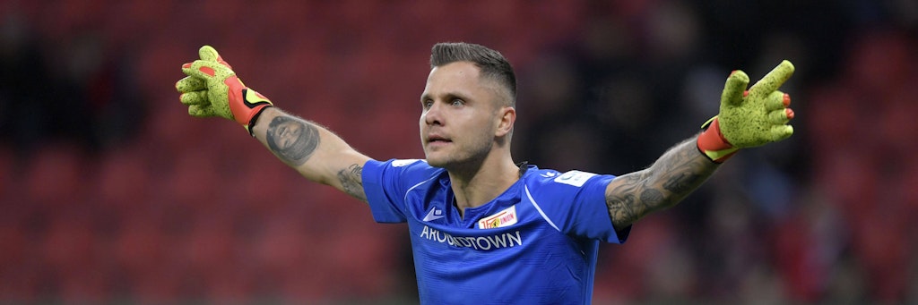 Macht zukünftig für einen anderen Klub die Arme breit: Rafal Gikiewicz verlässt Union Berlin.