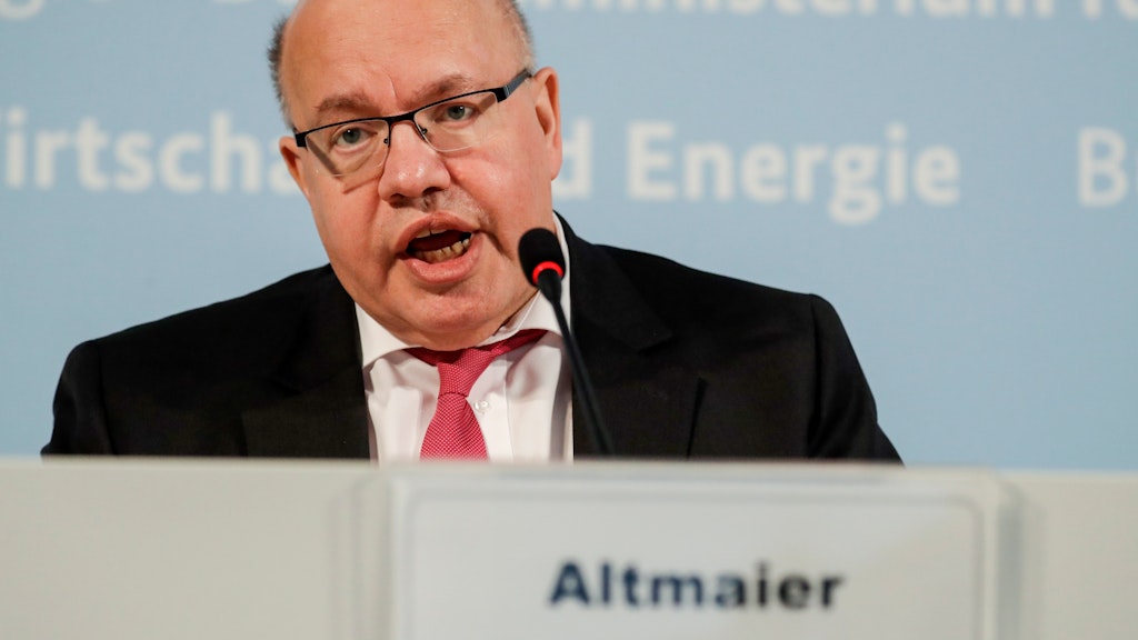 Bundeswirtschaftsminister Peter Altmaier (CDU) sagt neue Hilfen zu.