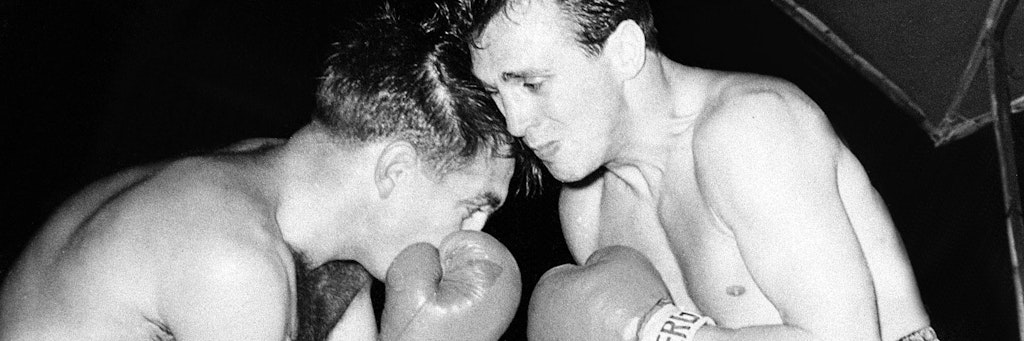 04.10.1958: Bubi Scholz kämpft gegen Charles Humez.