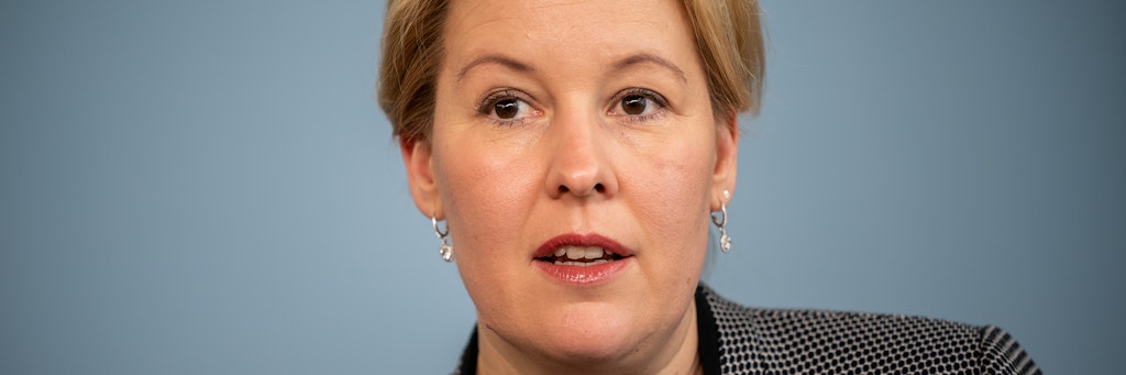 Familienministerin Franziska Giffey (SPD)