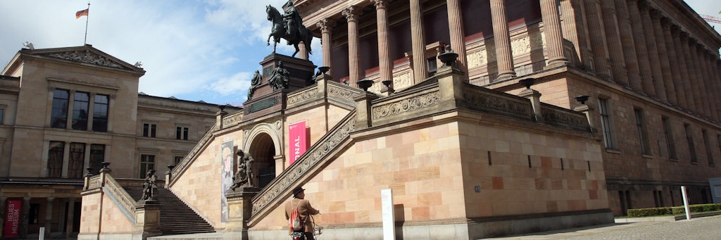 Die Alte Nationalgalerie in Berlin-Mitte. 
