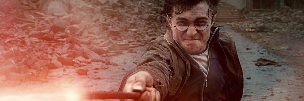 Schauspieler Daniel Radcliffe in seiner bekanntesten Rolle als Zauberer Harry Potter.