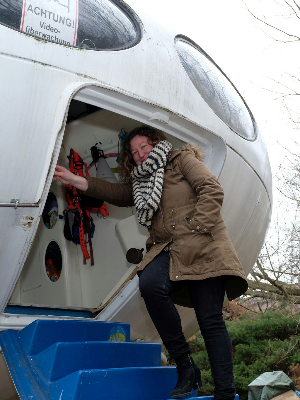 Cora Geißler erwarb das Futuro-13-Haus.