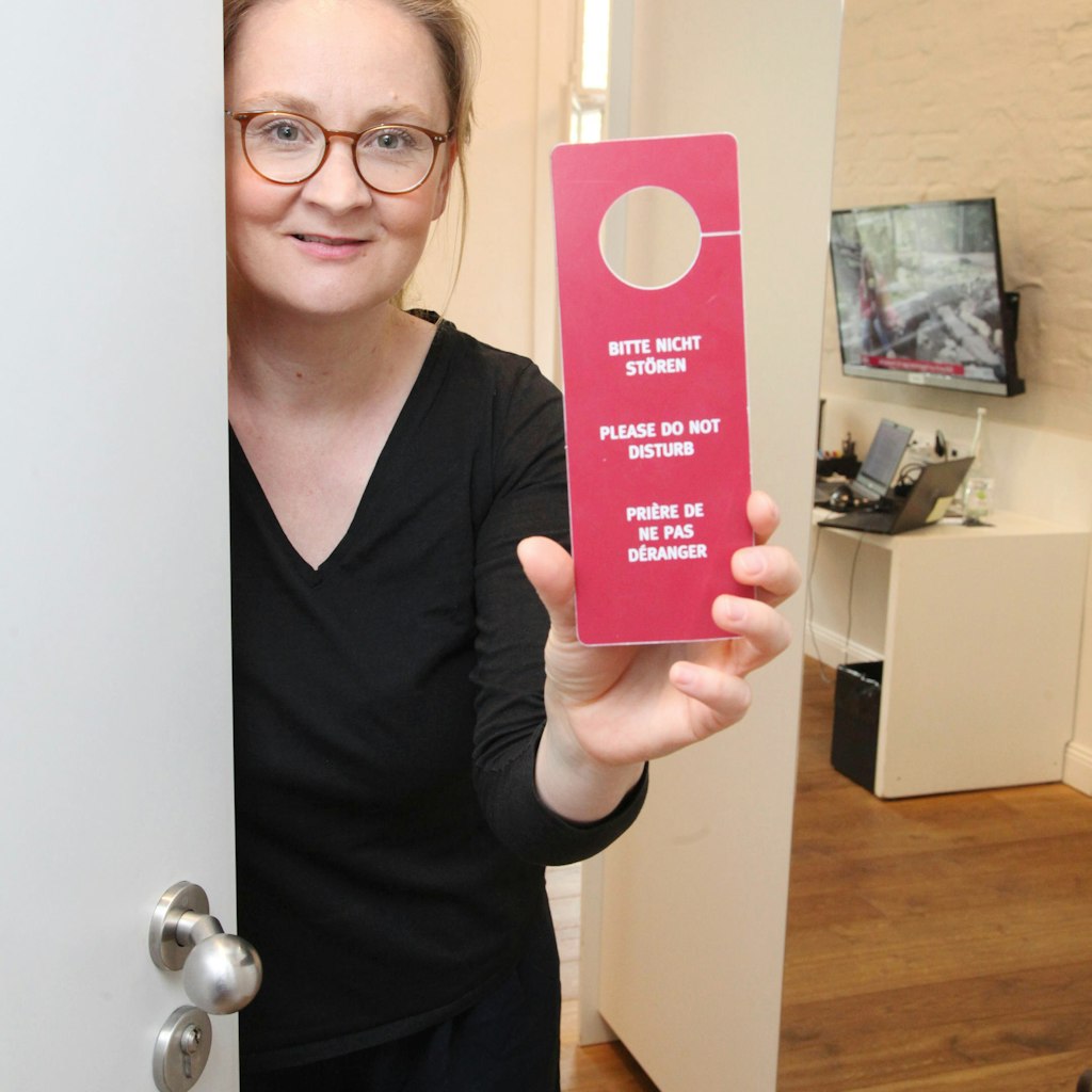 Ungestört Arbeiten geht auch im Hotelzimmer <br><br>