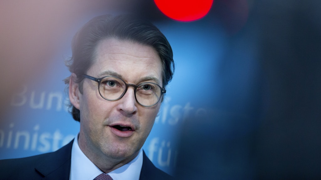Bundesverkehrsminister Andreas Scheuer (CSU)