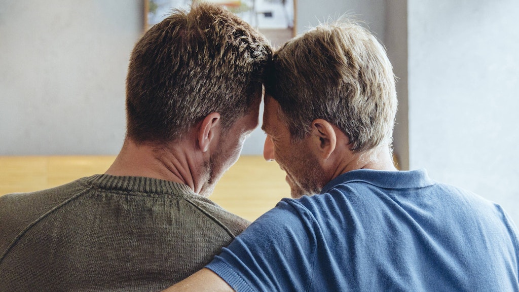 Ein homosexuelles Paar (Symbolfoto)