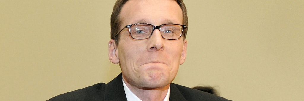 Helg Sgarbi 2009 als Erpresser vor Gericht.