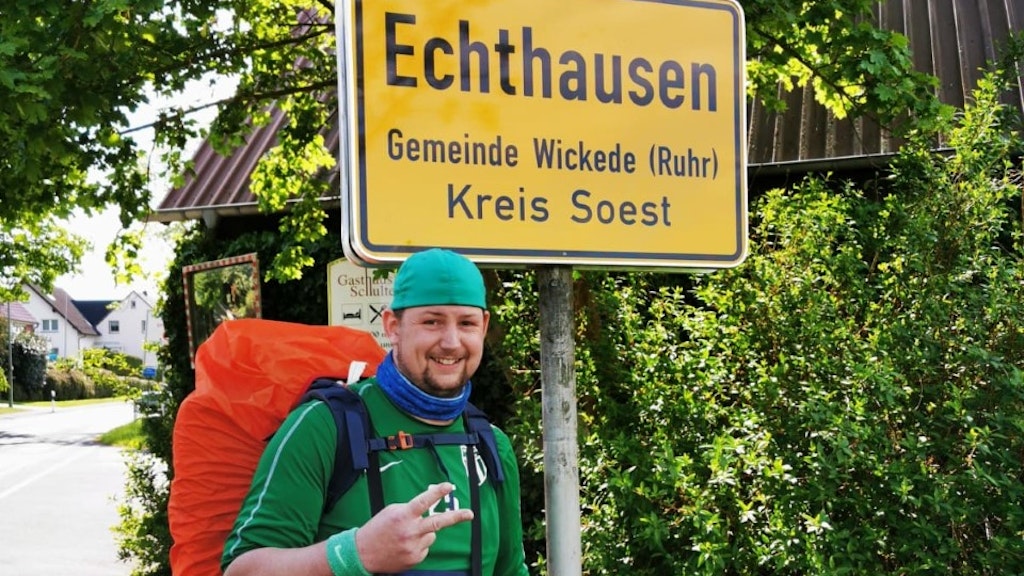 Nach 558 Kilometern kommt Jens Kielmann am Ziel an.