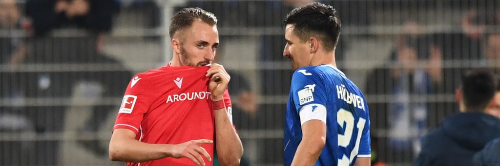 Unions Florian Hübner fragte bei seinem Bruder Benjamin nach Herthas Schwächen aus. 