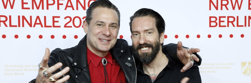 Die „The BossHoss“-Rocker Sascha Vollmer und Alec Völkel 