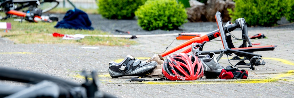 Der Unfallort in Wildeshausen in Niedersachsen.