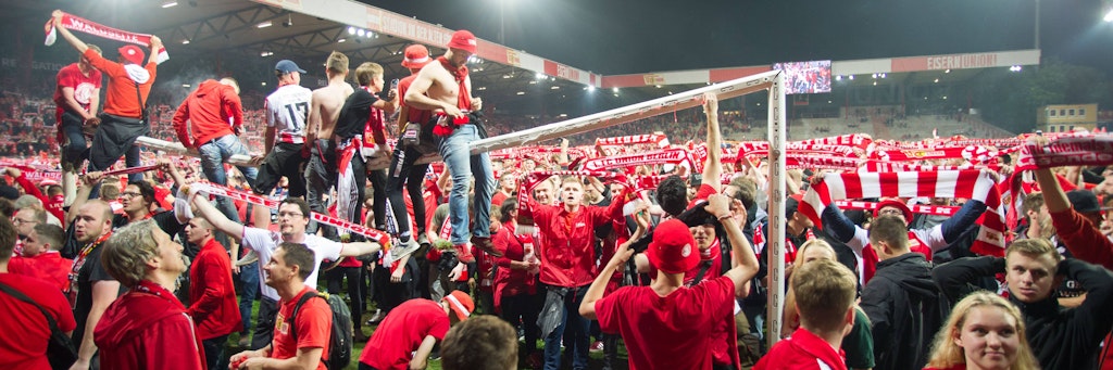 Die Eisernen feierten vor genau einem Jahr ihren Aufstieg in die Bundesliga.