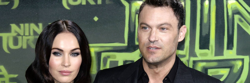 Brian Austin Green und Megan Fox bei einem Event. 