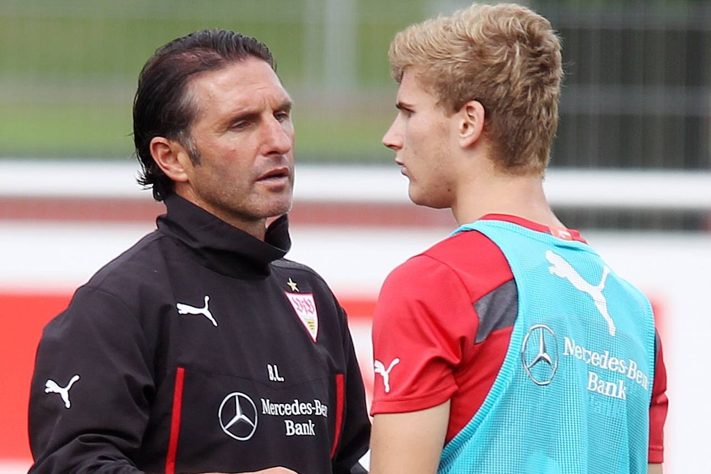 Bruno Labbadia trainierte Timo Werner in Stuttgart.