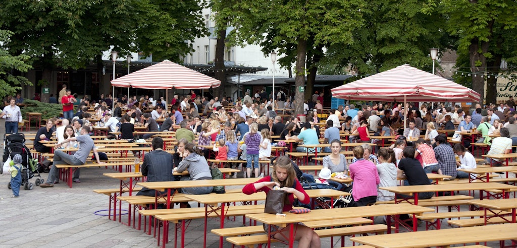 Der Prater-Biergarten ist Berlins ältester Biergarten. Wann er wieder öffnen darf, steht noch nicht fest. Andere Bundesländer sind da schneller. <br>