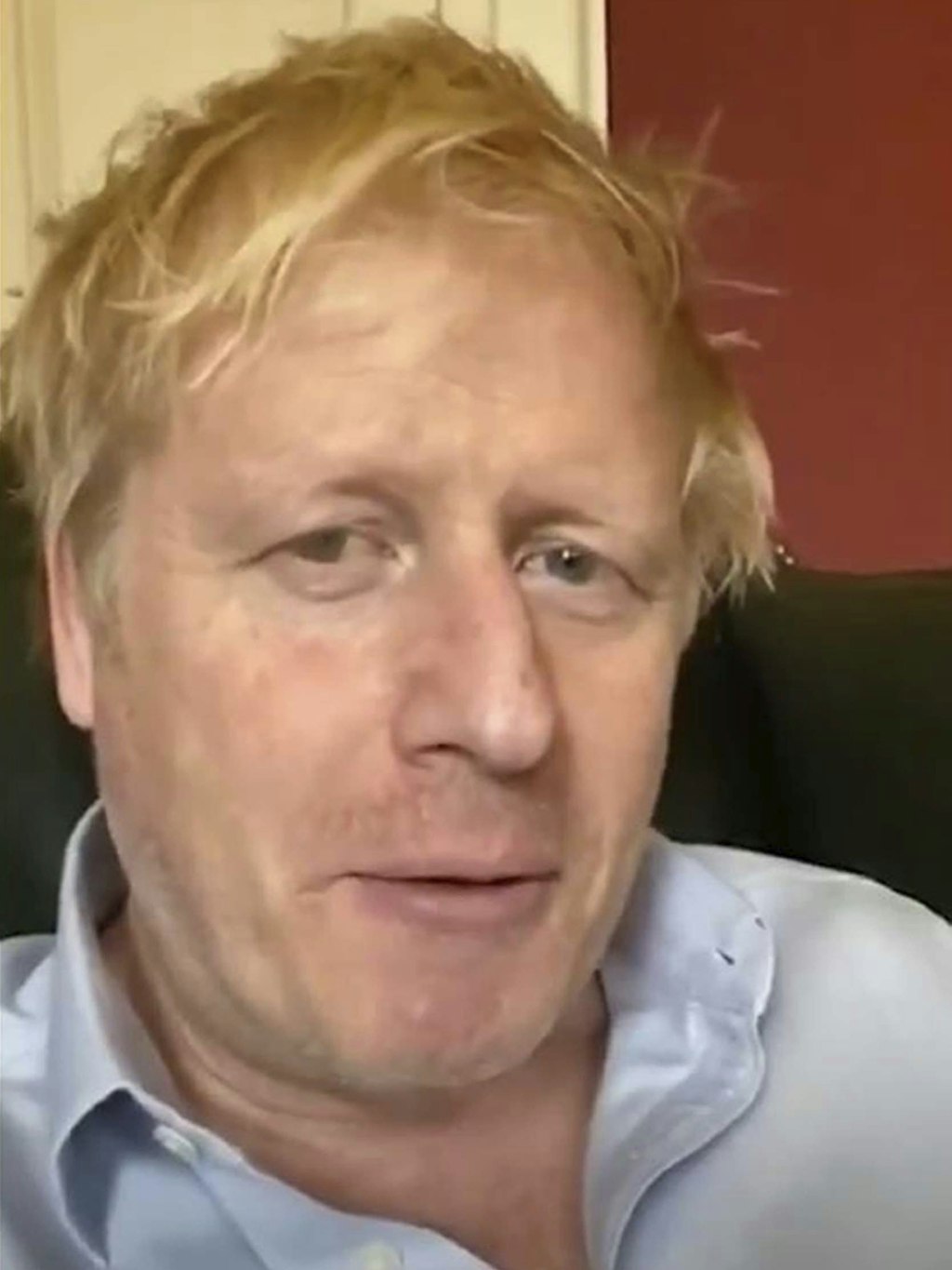Während seiner Quarantäne meldete sich Boris Johnson per Video-Nachricht