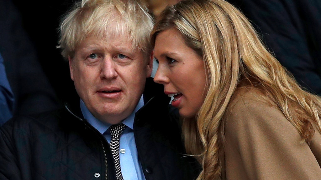 Boris Johnson und seine Verlobte Carrie Symonds