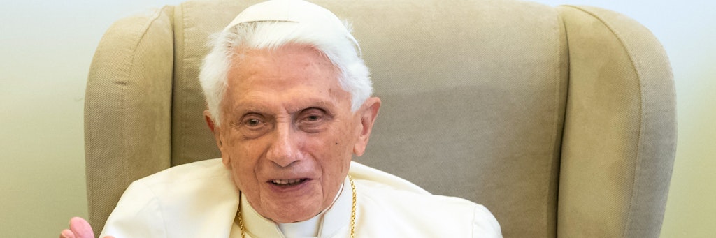 Der 93-jährige emeritierte Papst Benedikt XVI. 